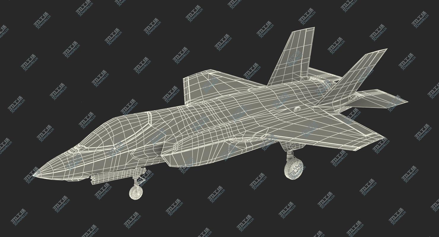 images/goods_img/202104092/3D Stealth Multirole Fighter F 35 Lightning II Rigged model/4.jpg
